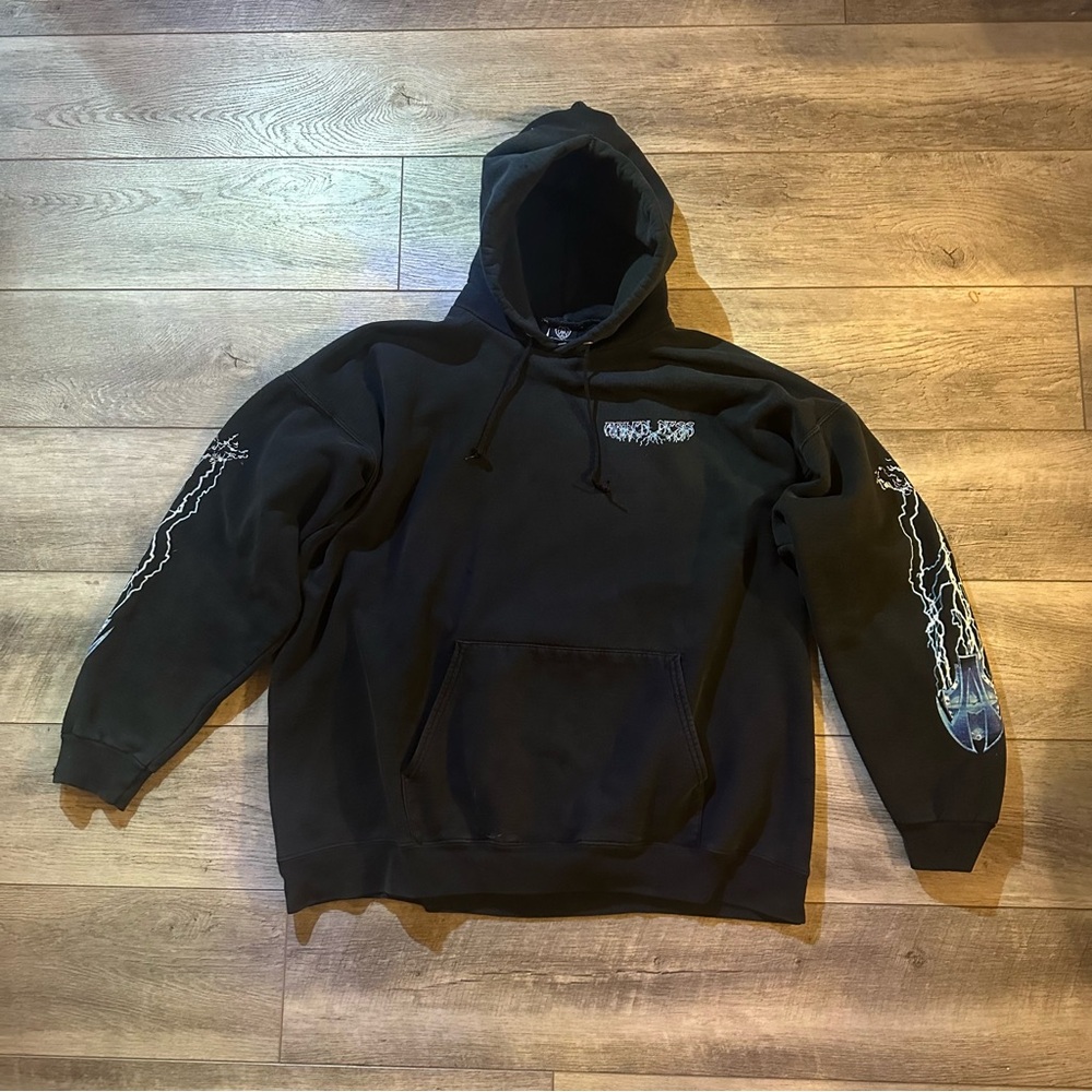 Y2K Arlen Ness Lighting Biker Hoodie (M/L)